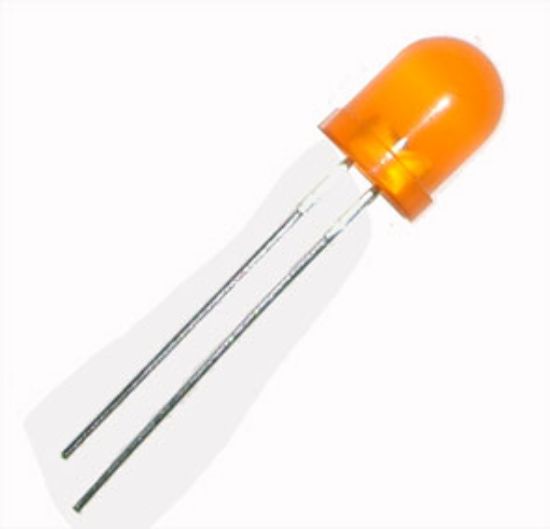 Picture of LED 8mm DI-AM RND 80mcd 27mm