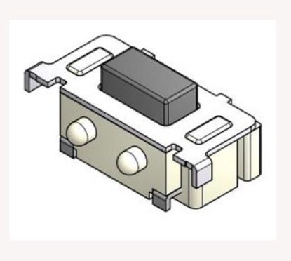 Picture of SMD TACTILE SWITCH 8x3x3.6 BLK R/A