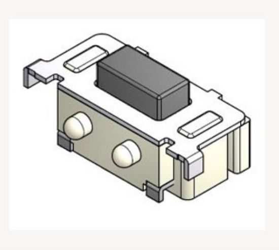 Picture of SMD TACTILE SWITCH 8x3x3.6 BLK R/A