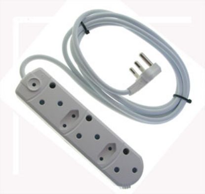 Picture of MULTIPLUG MAINS ADAP 3x3 2x2 3M