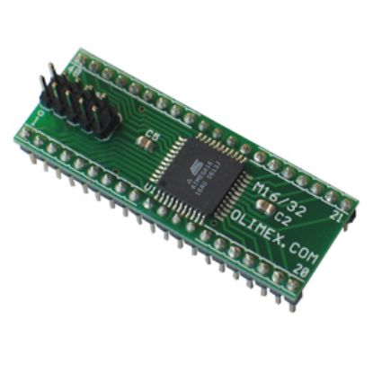 Picture of ATMEGA16 HEADER BOARD W/JTAG