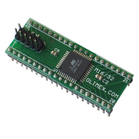Picture of ATMEGA16 HEADER BOARD W/JTAG