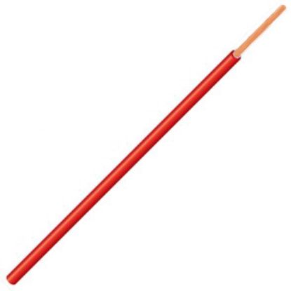 Picture of SOLID WIRE CSA=1.0 OD=2mm RED