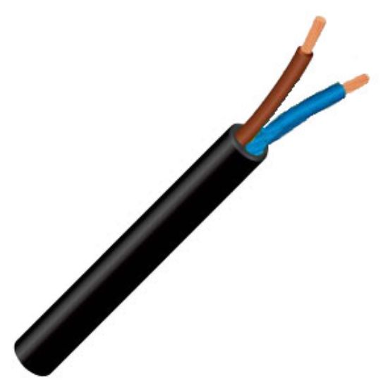 Picture of CABTYRE CABLE 2C 1.5 O=7.8 BLACK