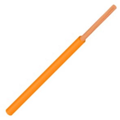 Picture of Wire, Stranded, 7/0.2 mm, PVC, Orange, 0.22 mm²,