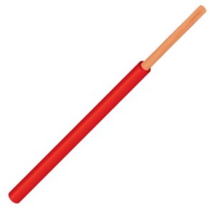 Picture of WIRE M/S CSA=2.5 O=3.7 RED - 100m/ROLL