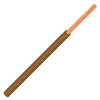Picture of WIRE M/S CSA=0.14 O=1.3 BROWN - 100M/ROLL