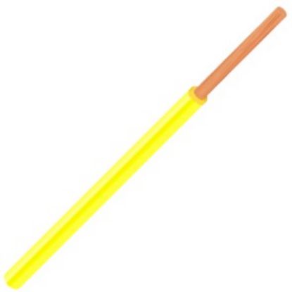 Picture of WIRE SOLID 0.34 1.6mm YELLOW - 250mm PCS