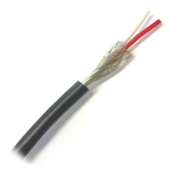 Picture of AUDIO SCREENED CABLE 2C OD=6.0 BLACK 100M/R