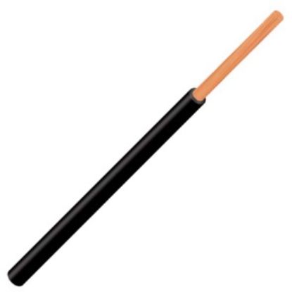 Picture of WIRE M/S CU CSA=1.5 O=3.4 BLACK - 100m/ROLL
