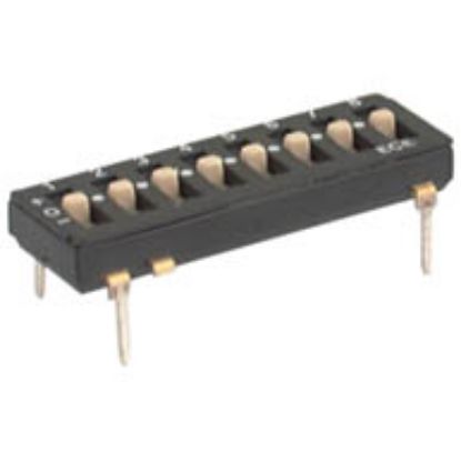 Picture of SMD DIP SWITCH SPST 8WAY  10-PIN ONLY