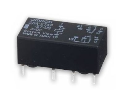 Picture of RELAY DPDT 2A 12VDC REC   8PCB