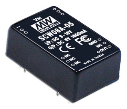 Picture of DC-DC CONVERTER DIL I=48 O=12   0A6 8W