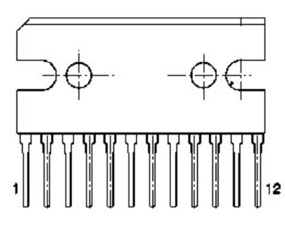 Picture of AMP AUDIO   5Wx2 SIL12 BA5406
