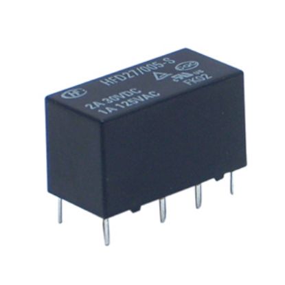 Picture of RELAY DPDT 2A 5V RECT 8PCB