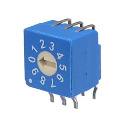 Picture of ROTARY SELECTOR SWITCH DIP 10W R/A R/C FLT
