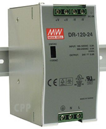 Picture of POWER SUPPLYD/R I=220 O=48V   2A5  120W