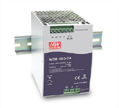 Picture of POWER SUPPLY D/R I=380 1PH O=48V 10A 480
