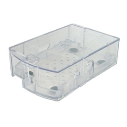 Picture of ENCLOSURE CLEAR RASPBERRY PI-B 2W