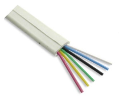 Picture of CABLE FLAT TEL 8C FLEX CREAM - DEBULK