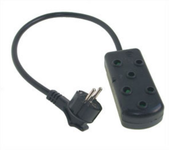 Picture of MULTIPLUG ADAPTER EXTENSION 2x15A TO 2PIN PLUG 500mm
