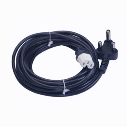 Picture of C15 LEAD IEC SOCKET- SA PLUGTOP BLACK -5m