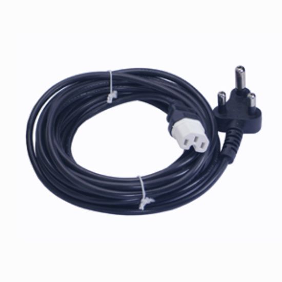 Picture of C15 LEAD IEC SOCKET- SA PLUGTOP BLACK -5m