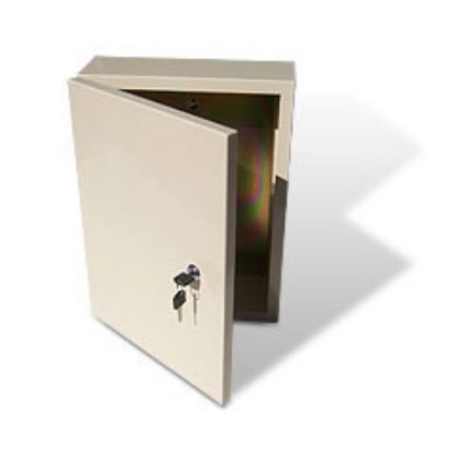 Picture of METAL ENCLOSURE BEIGE LOCKABLE 1-KEY HOLE 400x300x120