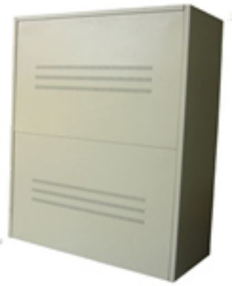 Picture of STEEL BATTERY CABINET 24x100A 1150x470x1190mm