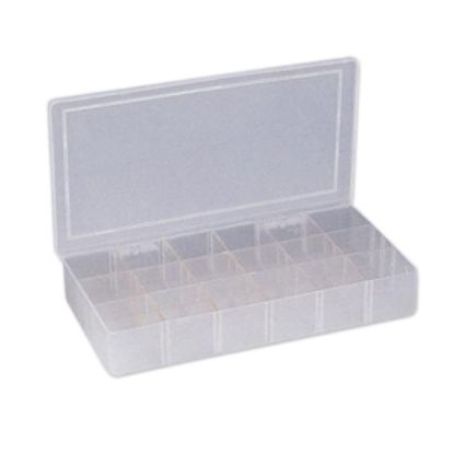 Picture of PLASTIC ASSORTMENT CASE 18-BINS 233x117x40mm