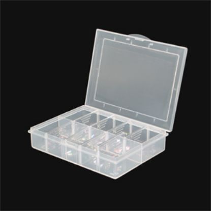 Picture of ABS ENCLOSURE CLEAR 10-COMPARTMENT SM