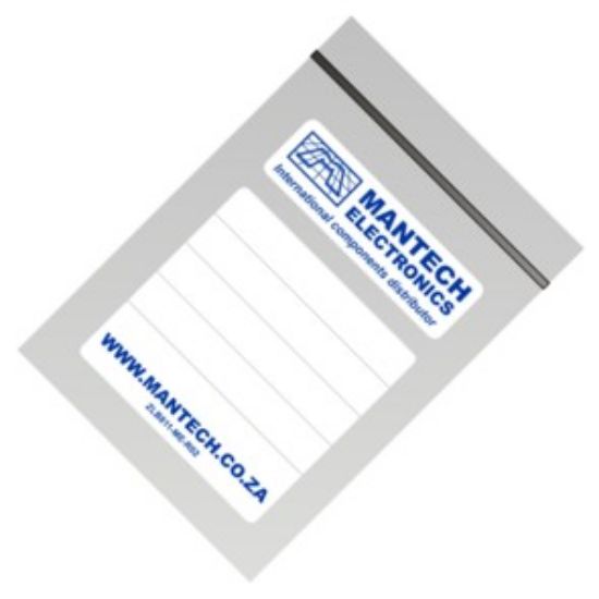 Picture of ZIP SEAL PLASTIC BAG MED MANTECH 80x110mm