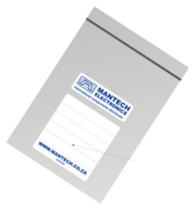 Picture of ZIP SEAL PLASTIC BAG LARGE MANTECH 160x220mm