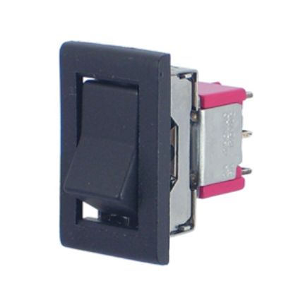 Picture of ROCKER SWITCH MINI DPDT ON-ON SOLDER