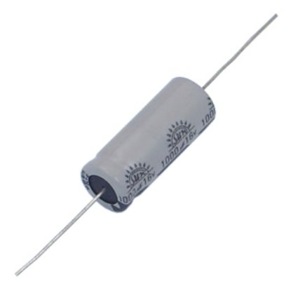 Picture of ELECTROLYTIC CAPACITOR AXIAL 1000uF 16V ST 10x26mm