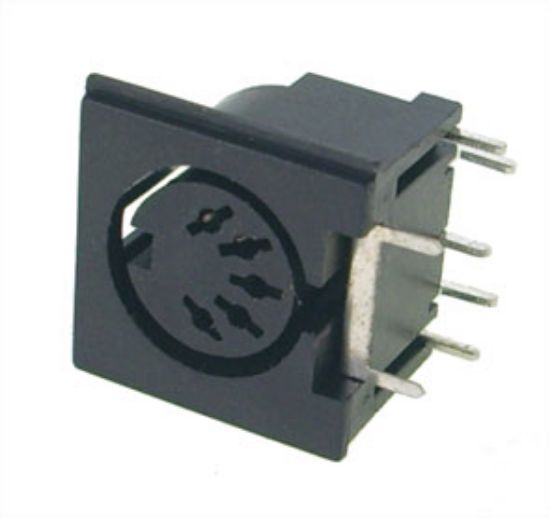 Picture of SOCKET DIN R/A PCB 7-PIN 360-D