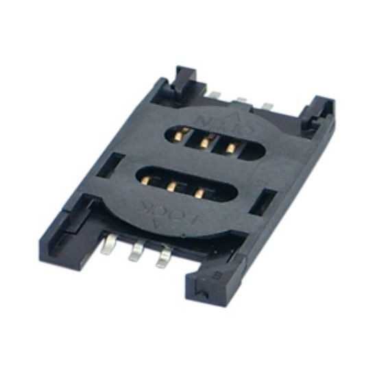 Picture of SOCKET SIM 6W SMD VI-SIMA-06-A