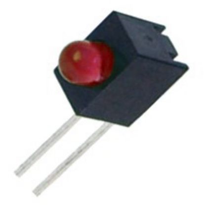 Picture of R/A HOUSED 3mm lED DI-RD
