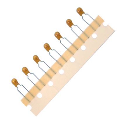 Picture of TANTALUM CAPACITOR BEAD 2.2UF 50V P=2.5