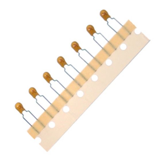 Picture of TANTALUM CAPACITOR BEAD 2.2UF 50V P=2.5