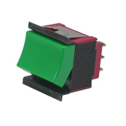 Picture of ROCKER SWITCH DPDT ILL GRN