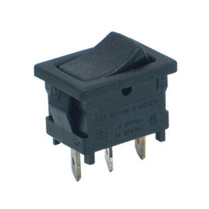Picture of ROCKER SWITCH SPDT BLK