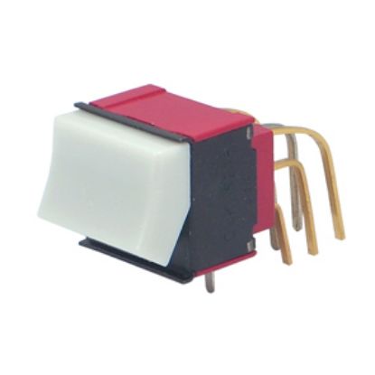 Picture of ROCKER SWITCH DPDT ILL (ON)-OFF-(ON)
