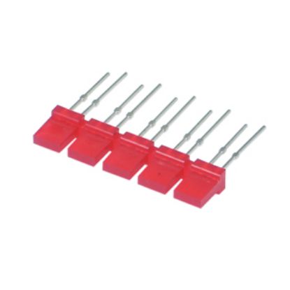 Picture of LED RECT BAR 5WAY RED