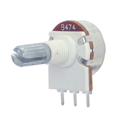 Picture of INSULATED POTENTIOMETER S/T LIN 16MM 470K PICB-PIN