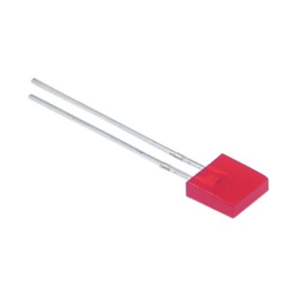 Picture of RECTANGULAR LED DI-RED 2x7mm