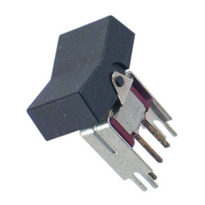 Picture of ROCKER SWITCH MINI SPDT (ON)-OFF-(ON) PCB