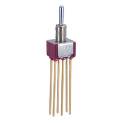 Picture of MINI TOGGLE SWITCH DPDT ON-ON W/WRAP