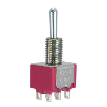 Picture of MINI TOGGLE SWITCH DPDT (ON)-ON SOL