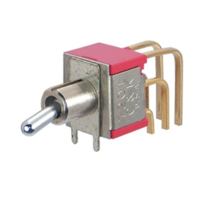 Picture of MINI R/A TOGGLE SWITCH DPDT ON-ON PCB